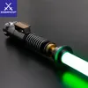 Bâtons lumineux LED TXQSABER Luke Rotj sabre laser Neo Pixel Proffie poignée en métal à balançoire lisse Cosplay épée Laser Blaster Skywalker réplique 230829