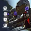 Teleheer T6 Plus Hełm motocyklowy Intercom 1500 m Bluetooth słuchawkowy Wodoodporny komunikator interpretacji Full Duplex Intercom Q230830