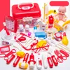 Tools Workshop Pretend Play Kids Toys Doctor Set Simulation Equipment Stethoscope Children Storage Box Gift for Child 230830