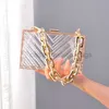 tote designer bag Women Luxury Handbags Designer Clutch Clear Purse Bag Transparent Wedding Thick Strap caitlin_fashion_bags