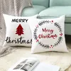 Рождественские украшения 45 см подушкой подушкой наволочки для домашнего орнамента Счастливого года декор 230829