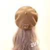 Berets Urso Boina Handmade Lã Feltro Cogumelo Super Bonito Chapéu Pintor Outono Inverno Vintage Lolita Meninas Gorros Atacado 230829