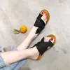 Slippers Shouse Женская сандалии для женщин пляжного лука на гладиатор летняя обувь квартира женская женщина плюс размер