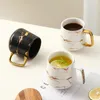 Verres à vin vendant Amazon tasse tasse café thé coffret cadeau avec couvercle en bois cuillère à café en céramique