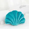 Oreiller de siège de Simulation de coquille de mer, poupée en peluche pour enfants, cadeau d'anniversaire et de noël, décoration de chaise en velours coréen, coussin de canapé