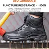 Bottes Bottes de sécurité hommes baskets de travail chaussures indestructibles bout en acier bottes de protection Anti-smash Anti-crevaison chaussures de sécurité de travail 230830