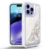 3 in 1 Glitter Liquid Quicksand Case Bling Crystal Robot Defender Gevallen Cover voor iphone 15 14 13 12 11 pro max