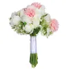 Dekoracyjne kwiaty trzymające kwiat czysty elegancki romantyczny wspaniały bukiet ślubny do sypialni biuro