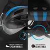 Bisiklet kaskları Queshark Erkekler Kadınlar Ultralight Kask MTB Yol Bisiklet Bisiklet Motosiklet Sürme Çıkarılabilir Şeffaf Lens Güvenli Kapak QE116 230829