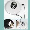 CD Player Round Style Portable Headphone HiFi Music Reproductor Walkman Discman Sockproof Lecteur M23 21 Dropship 230829