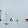 Бокалы для вина оригинальный коктейль Martini Glass Creative Stand Shape Sparkling Crystal Goblet Wedding Bar Set Stest Decoration