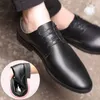 Kleid Schuhe Schwarz Männer Anzug Party männer Leder Zapatos Hombre Formale Büro Sapatos Social Masculino B281