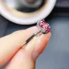 Кластерные кольца июньский камень родов кольцо 925 Silver Vintage Alexandrite Angater Angater Diberary подарок для нее