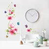 Wall Stickers 5 Design Small Sakura Flower Bedroom Livingroom Kitchen Pvc Decal Mural Arts Diy Home Decorations Decals Posters 230829