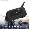 V6 PLUS MOTORCYCLE INTERCOM BLUETOOTH TIRLESS 6 RITTER 1200M HELMMETSVÄGSET Vattentät 850mAh Interphone Q230830