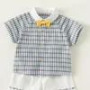 Zestawy odzieży Zestaw ubrania Baby Boy Born Layette Zestawy muszki Kontek