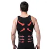 Men's Body Shapers 10PCS/SET Men Slimming Shaper Waist Trainer Vest Tummy Control Posture Shirt Belly Shapewear Chest Modeling Fat Corset