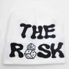 Ball Caps the Risk Dice Letter Embroidered Knitted Hat Cold Hat Woolen Hat Men and Women's Hip Hop Autumn and Winter Hat