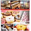 2000W Micro Computer Control Electric Heating 4-rads Automatisk Donut Making Machine Auto Donut Maker