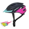 サイクリングヘルメットケアブルロックライドサイクリング自転車ヘルメット軽量通気性快適なロードバイクライディングヘルメット安全MTBヘルメット230829