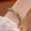 Strati di nuovo braccialetto di giada hetian in stile cinese con chiusura femminile per la pace