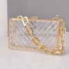 TOTE Designer -Tasche Frauen Luxushandtaschen Designer Clutch Clear Tasche Tasche Transparent Hochzeit Dicke Gurt Caitlin_fashion_bags