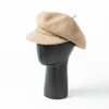 Boinas retro lã sboy chapéu feminino ao ar livre quente boné de beisebol 230829