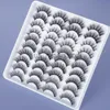 Faux Cils 20 paires de Cils de vison 3D dramatiques Faux Cils Faux Cils Extensions de cils doux naturels faits à la main longs cils vaporeux Maquiagem x0830