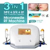 2023 Hot 2 i 1 Micro Needle Device RF Microneedle Face Lift Acne Treatment Ta bort åldrande hud fina linjer rynkor 25,49,81 stift 20 tips fraktionerad RF -mikronedle maskin