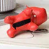 Portachiavi di design Accessori Bulldog francese Ciondolo per zaino Portachiavi a forma di cucciolo in pelle per coppie sia maschili che femminili come regalo di compleanno Bambola carina