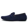 Dress Shoes Size35-50 Men Women Leisure Shoes Genuine Leather Loafer Brand Designer Drive Flats Skidproof