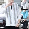 Homens camisetas Casual Raglan Tee Mens Verão Protetor Solar Roupas Finas Esportes Lazer Respirável Camisa Sol Manga Curta Ken Boneca Traje