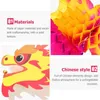 Mugs Dragon Paper Chinese Diy Craft Year Garland Decoration Puppet Tissue Crafts Material ArtsHand Hanging Traditionellt