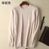 Мужские свитера Классический Crewneck Mink Cashmere Sweater Men 2023 Autmun Winter теплая одежда Высококачественная перемычка с длинными рукавами.