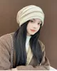 Beanieskull Caps Pile Pile Down Hat Autumn And Winter Warm Womens Korean Style Full Set Large Head KnitteWoolen230830