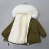 Down Coat Cute Hooded Fake Fur Outwear Baby Girl Warm Thick Parkas Outerwear Toddler Winter Girls Clothing 4 Colors