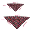 Собачья одежда 1 ПК Рождественский бандана питомец для питомцев Pets Pets Bandanas Scarf Small Bibs Cotton Puppy Accessories Shop доставка дома Dhujx