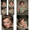 人形60cm Bebe Reborn Doll Lovely Toddler Girl Hand Painted 3D可視静脈ソフトタッチベイビーボネーカスドロップ配達おもちゃACCDHNQ4