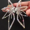 Charme Luxus Mode Übertrieben Zirkon Ahornblatt Blume Stud Ohrringe für Frauen Persönlichkeit Aussage Schmuck Geschenk pendientes mujer 230829