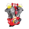 Araçlar Çalıştayı Çocuk Oyuncak Simülasyonu Motosiklet Motor Revizyonu Işık Ses Diy montajı Mekanik Kiti 230830