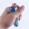 Brinquedo de descompressão Squishy 5.0cm Colorf Beads Malha Squish Uva Ball Fidget Anti Venting Balls Squeeze Ansiedade Reliever Drop Delivery T DHPGM