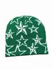 Шарики пять заостренных звездных вязаных мужских и женских жаккардовых шляп популярные хип-хоп шерстяные шапки на открытом воздухе спортивные тенденции холодные шляпы
