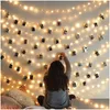 Cadres 10/30/50 LED suspendu photo Po Peg Clip fée chaîne lumières fête anniversaire Pograph Decor1 Drop livraison maison jardin décor Acce Dhpto