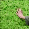 Flores decorativas grinaldas diy material de flor planta artificial musgo mini jardim micro paisagem acessórios casa gota entrega dhwht