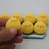 Piccoli Squishies adorabili Mochi Squishy Pollo giallo Spremere Pollo paffuto Decompressione Sollievo dallo stress Pizzico Pollo felice Bambini Piccoli giocattoli