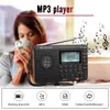 Radio RETEKESS V115 FM AM SW Portable Radios Rechargeable Shortwave On Batteries All Full Waves USB Recorder Speaker 230830