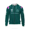 fw23 Heren Hoodies Sweatshirts 2023 nieuwe F1 Formule 1 racen Aston Martin Green 14 herenmode rits trui racen extreme sportkleding