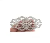 Partihandel 2,75 tum vintage stil vacker rodium silver pläterad diamnate party brosch med strass kristaller