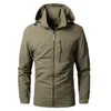 Mens Jackets Waterproof Military Hooded Jacket Windbreaker Outdoor Camping Sports Elastic Coat Male Clothing Thin Overcoat 230830