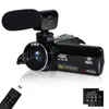 Camcorders 4K Camcorder Ultra HD 56MP مدونة فيديو لـ YouTube 18 X Digital IR Night Vision WiFi مع Microphon 230830